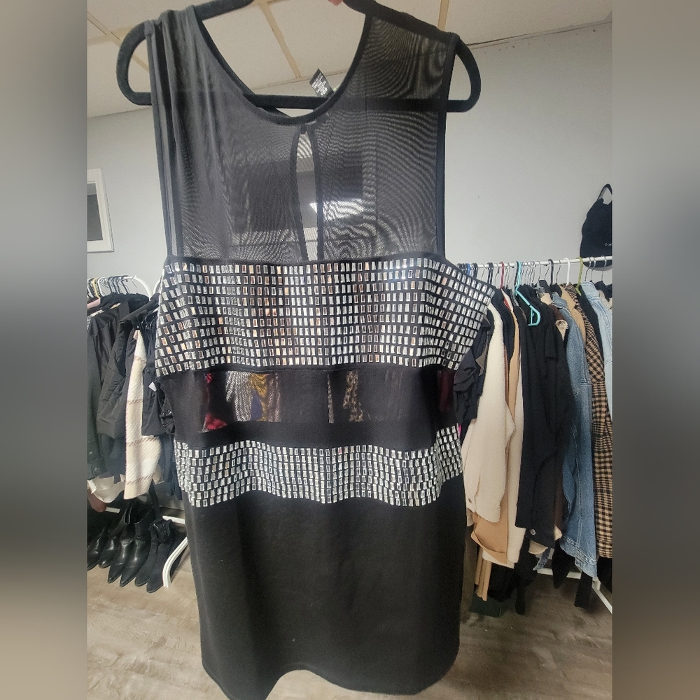 Black Dress With Studs